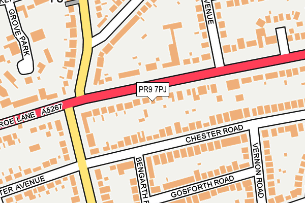 PR9 7PJ map - OS OpenMap – Local (Ordnance Survey)