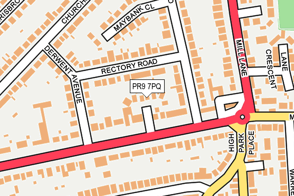 PR9 7PQ map - OS OpenMap – Local (Ordnance Survey)