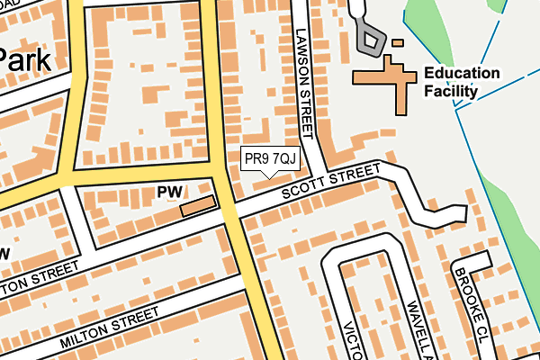 PR9 7QJ map - OS OpenMap – Local (Ordnance Survey)