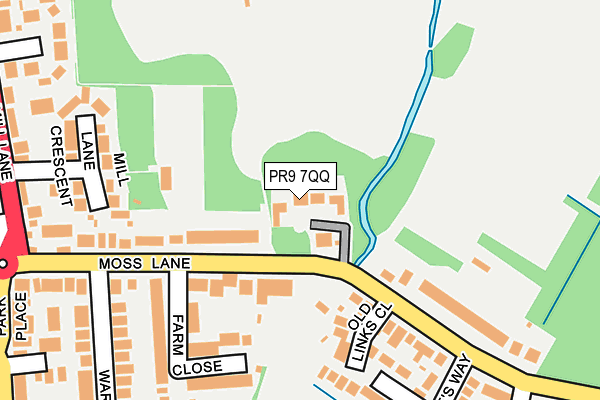 PR9 7QQ map - OS OpenMap – Local (Ordnance Survey)