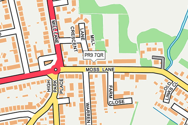 PR9 7QR map - OS OpenMap – Local (Ordnance Survey)