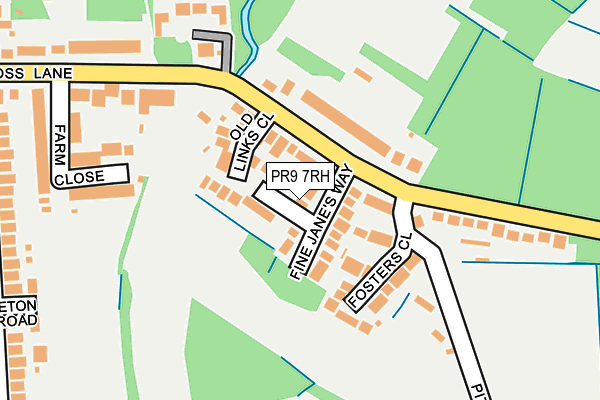 PR9 7RH map - OS OpenMap – Local (Ordnance Survey)