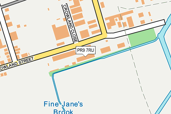 PR9 7RU map - OS OpenMap – Local (Ordnance Survey)