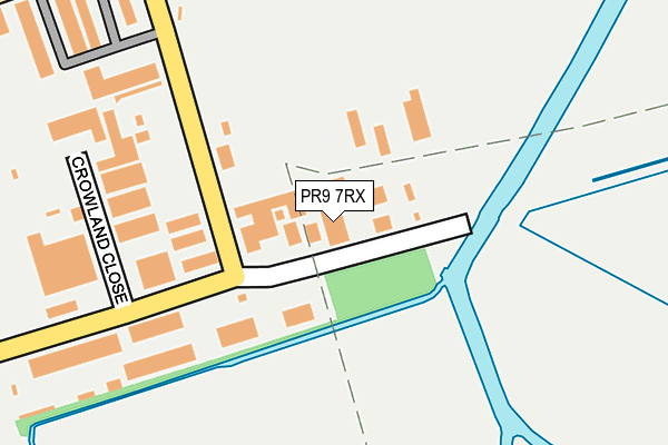 PR9 7RX map - OS OpenMap – Local (Ordnance Survey)