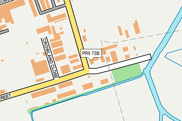 PR9 7SB map - OS OpenMap – Local (Ordnance Survey)