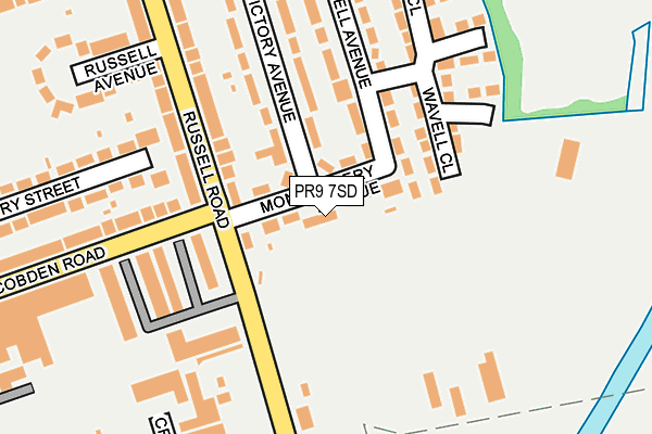 PR9 7SD map - OS OpenMap – Local (Ordnance Survey)
