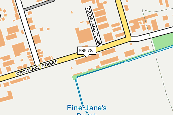 PR9 7SJ map - OS OpenMap – Local (Ordnance Survey)