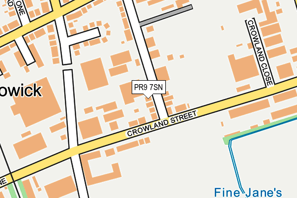 PR9 7SN map - OS OpenMap – Local (Ordnance Survey)