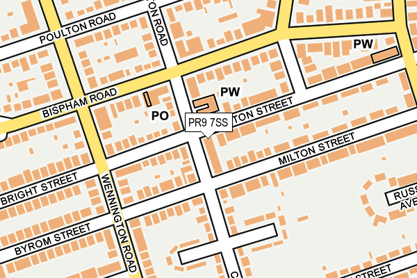 PR9 7SS map - OS OpenMap – Local (Ordnance Survey)