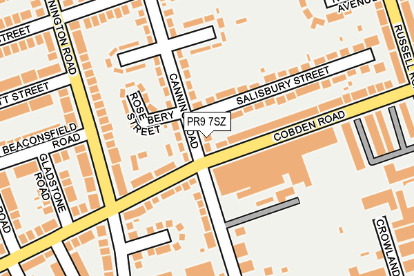 PR9 7SZ map - OS OpenMap – Local (Ordnance Survey)