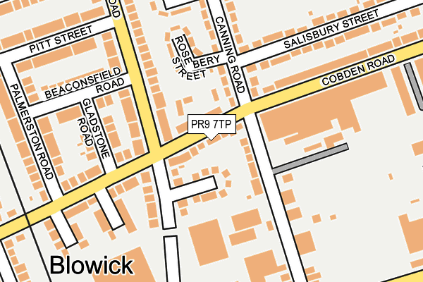 PR9 7TP map - OS OpenMap – Local (Ordnance Survey)