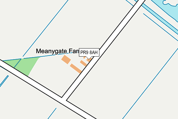PR9 8AH map - OS OpenMap – Local (Ordnance Survey)