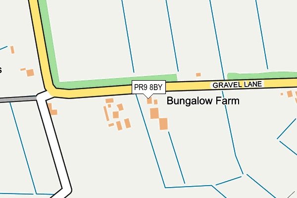 PR9 8BY map - OS OpenMap – Local (Ordnance Survey)