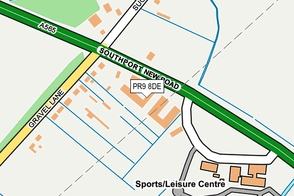 PR9 8DE map - OS OpenMap – Local (Ordnance Survey)