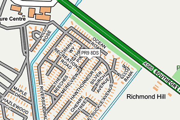 PR9 8DS map - OS OpenMap – Local (Ordnance Survey)