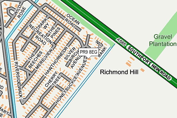 PR9 8EG map - OS OpenMap – Local (Ordnance Survey)