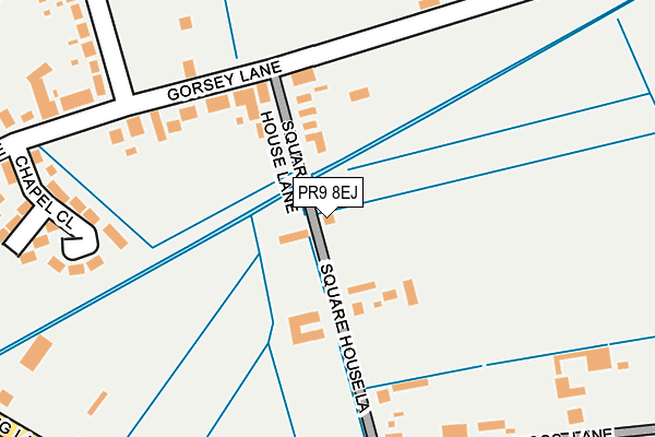 PR9 8EJ map - OS OpenMap – Local (Ordnance Survey)