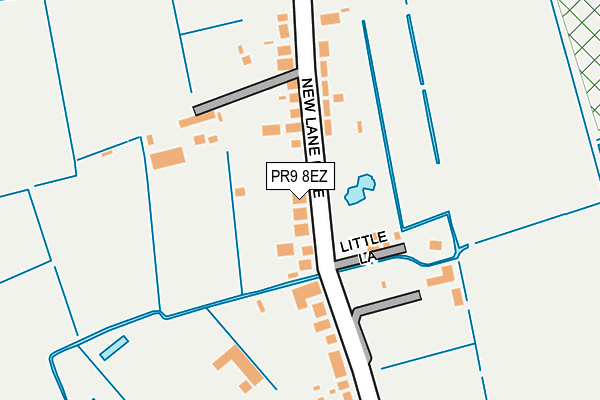 PR9 8EZ map - OS OpenMap – Local (Ordnance Survey)