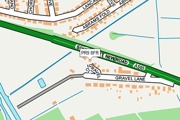 PR9 8FR map - OS OpenMap – Local (Ordnance Survey)