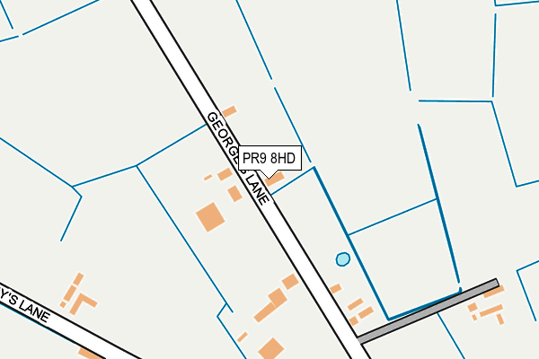 PR9 8HD map - OS OpenMap – Local (Ordnance Survey)