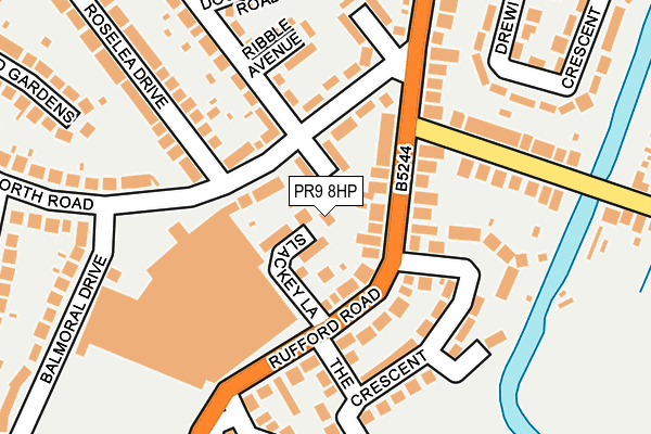 PR9 8HP map - OS OpenMap – Local (Ordnance Survey)