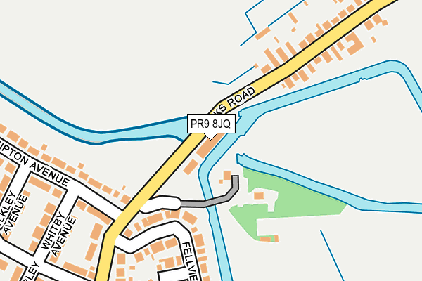 PR9 8JQ map - OS OpenMap – Local (Ordnance Survey)