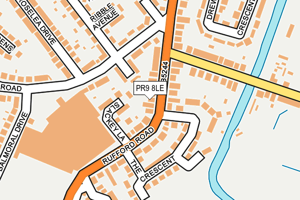 PR9 8LE map - OS OpenMap – Local (Ordnance Survey)