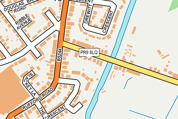 PR9 8LQ map - OS OpenMap – Local (Ordnance Survey)