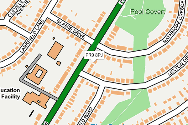 PR9 8PJ map - OS OpenMap – Local (Ordnance Survey)