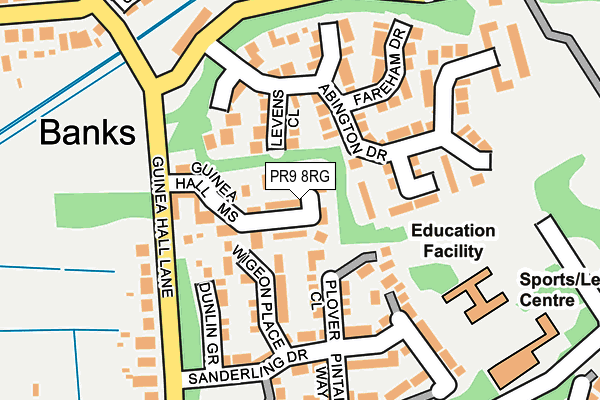 PR9 8RG map - OS OpenMap – Local (Ordnance Survey)