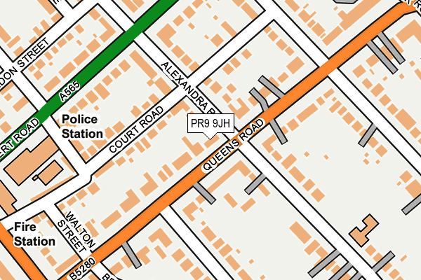 PR9 9JH map - OS OpenMap – Local (Ordnance Survey)