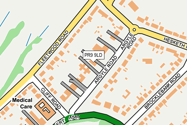 PR9 9LD map - OS OpenMap – Local (Ordnance Survey)