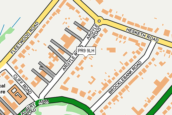 PR9 9LH map - OS OpenMap – Local (Ordnance Survey)