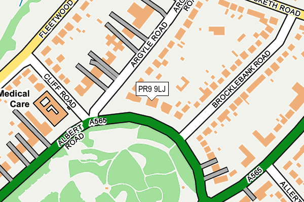 PR9 9LJ map - OS OpenMap – Local (Ordnance Survey)