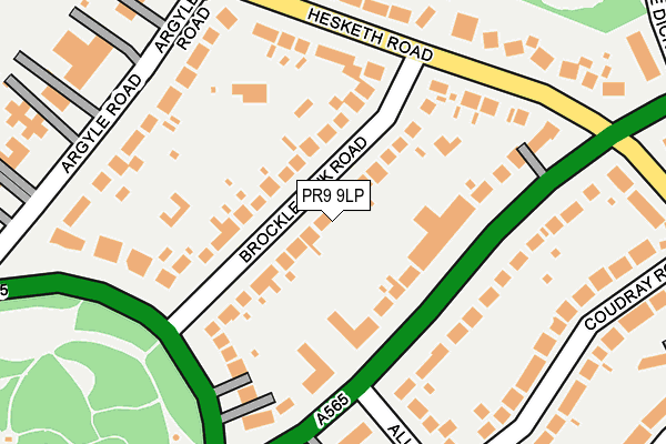 PR9 9LP map - OS OpenMap – Local (Ordnance Survey)
