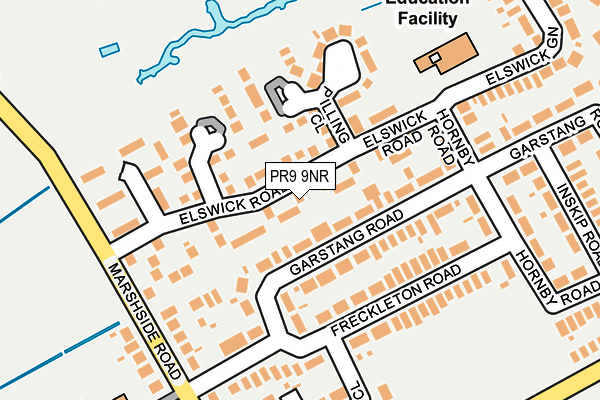 PR9 9NR map - OS OpenMap – Local (Ordnance Survey)