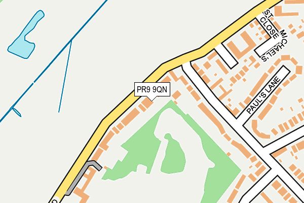 PR9 9QN map - OS OpenMap – Local (Ordnance Survey)