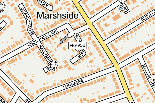 PR9 9QU map - OS OpenMap – Local (Ordnance Survey)