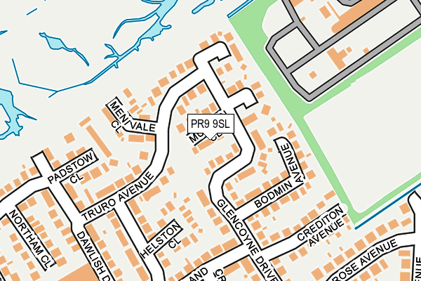 PR9 9SL map - OS OpenMap – Local (Ordnance Survey)