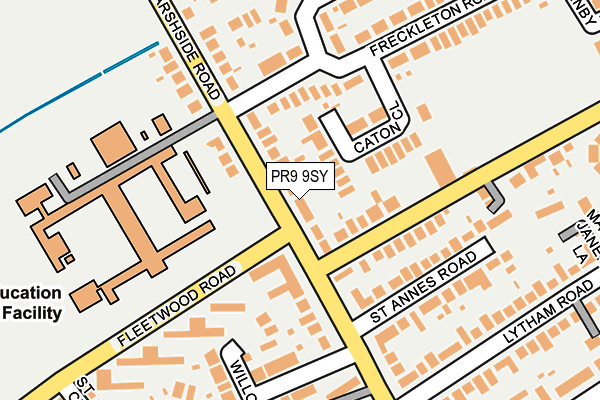 PR9 9SY map - OS OpenMap – Local (Ordnance Survey)