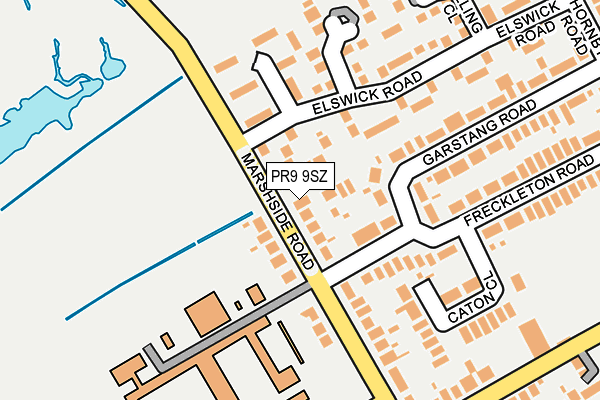 PR9 9SZ map - OS OpenMap – Local (Ordnance Survey)