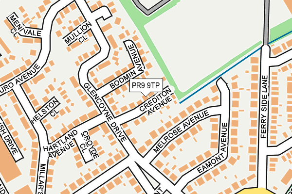 PR9 9TP map - OS OpenMap – Local (Ordnance Survey)