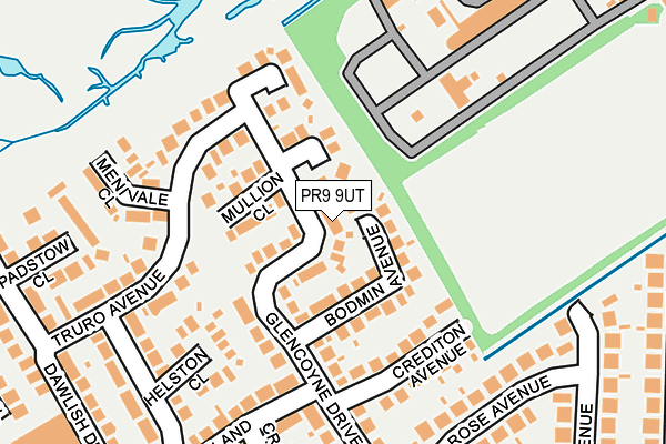 PR9 9UT map - OS OpenMap – Local (Ordnance Survey)