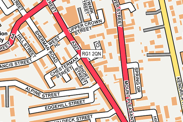 RG1 2QN map - OS OpenMap – Local (Ordnance Survey)