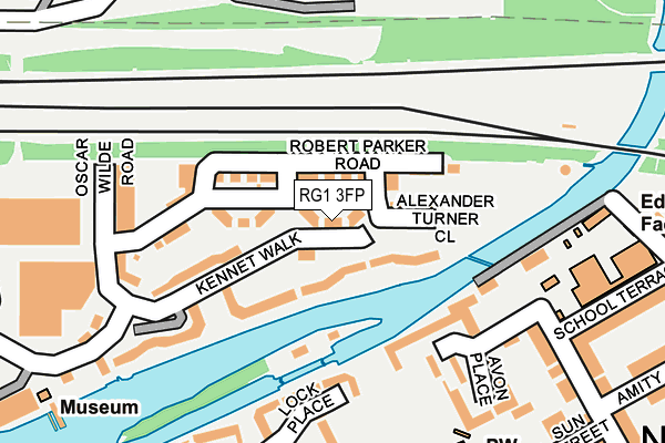RG1 3FP map - OS OpenMap – Local (Ordnance Survey)