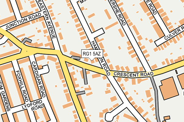 RG1 5AZ map - OS OpenMap – Local (Ordnance Survey)