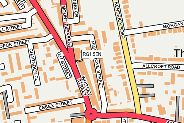 RG1 5EN map - OS OpenMap – Local (Ordnance Survey)