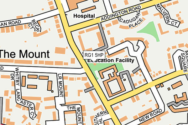 RG1 5HP map - OS OpenMap – Local (Ordnance Survey)