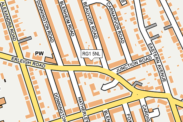 RG1 5NL map - OS OpenMap – Local (Ordnance Survey)
