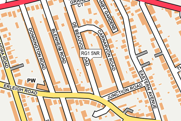 RG1 5NR map - OS OpenMap – Local (Ordnance Survey)